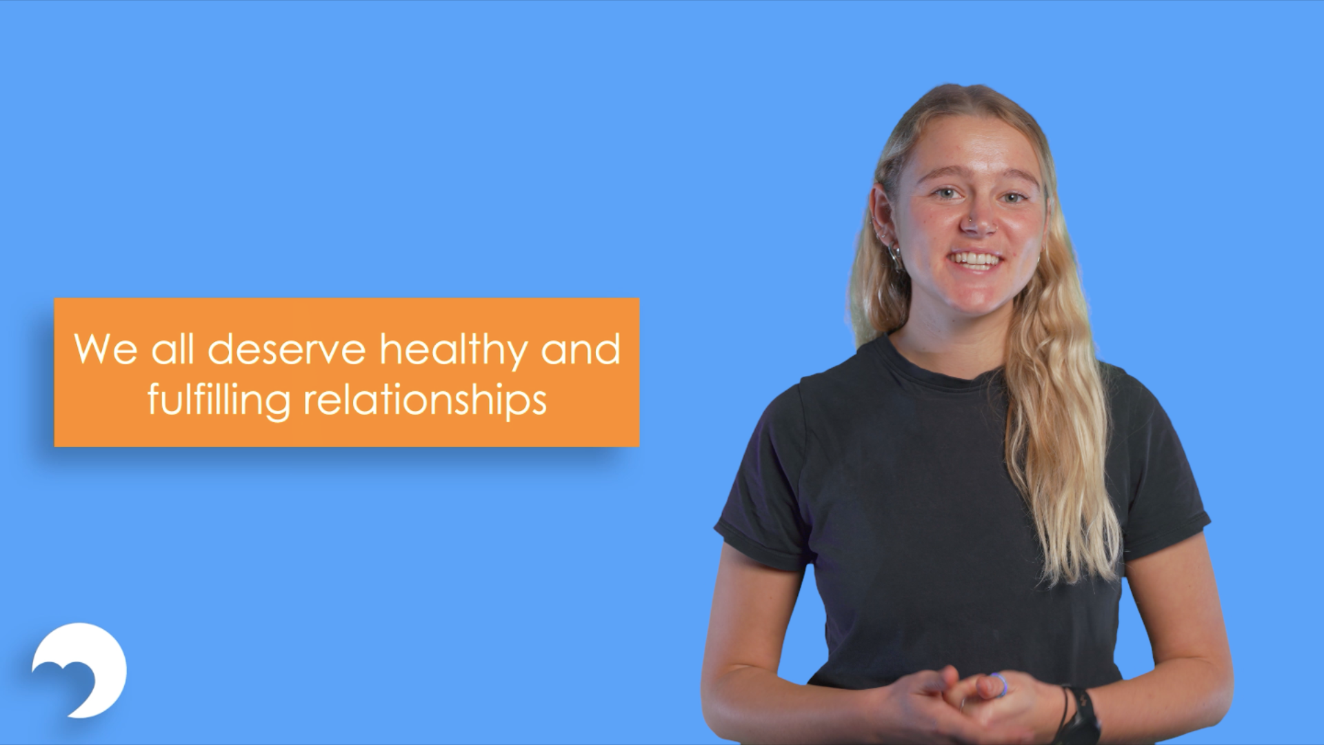 Healthy Relationships Screenshot from the I Wish Course