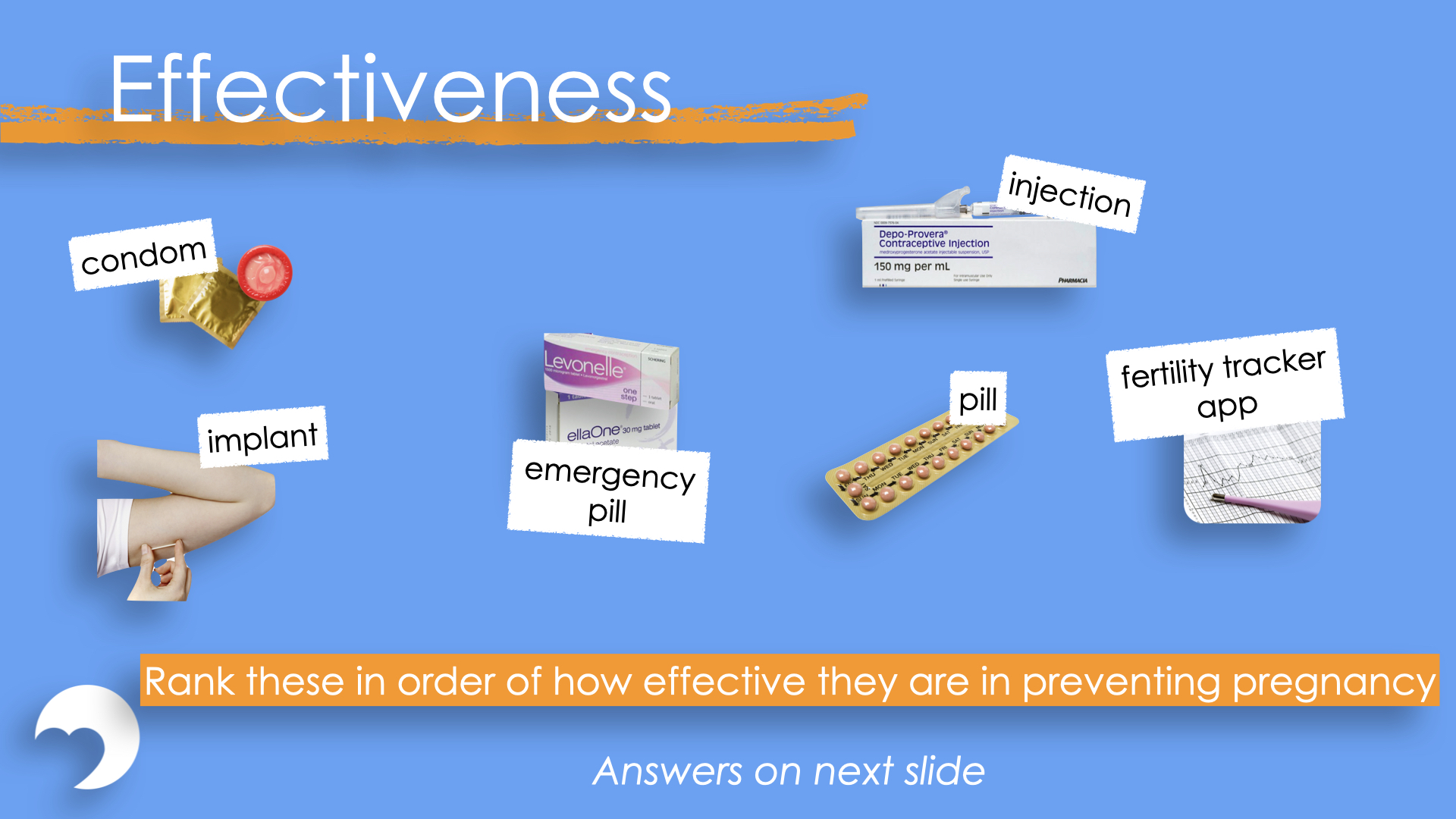 Contraception Screenshot From The I Wish Course